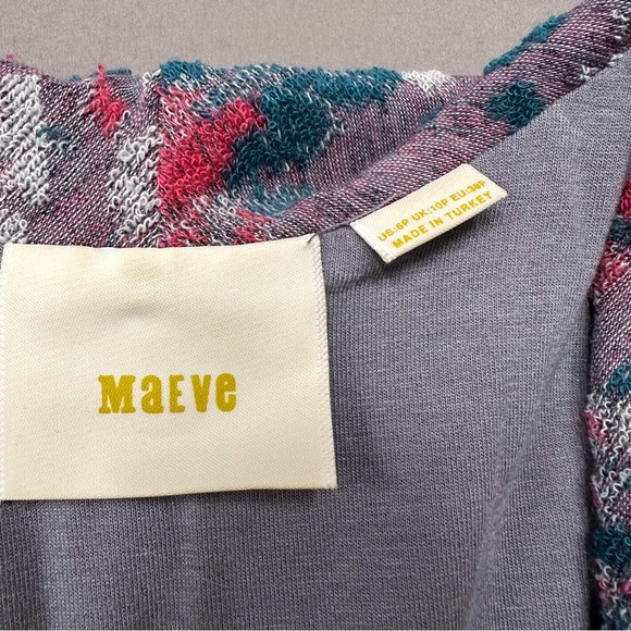 Anthropologie MAEVE jacquard soft stretchy floral dress, 6P. - Picture 8 of 8